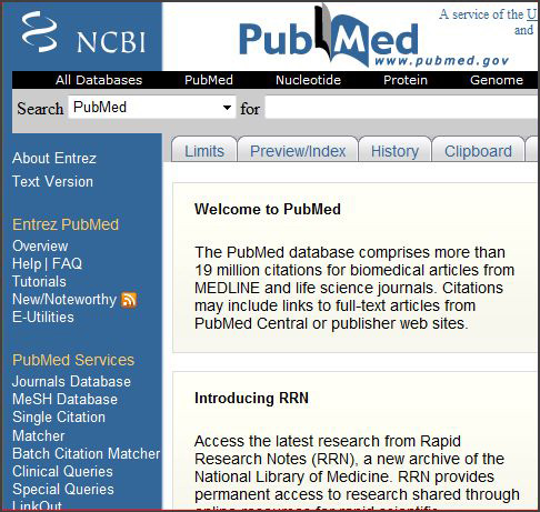 PubMed MeSH Sidebar