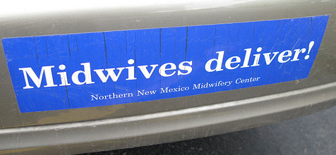 Midwives Deliver bumper sticker2